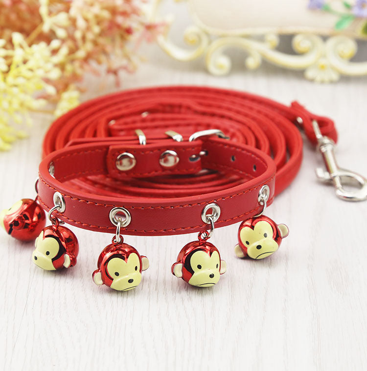 style: RedA, Size: M - Pet collar