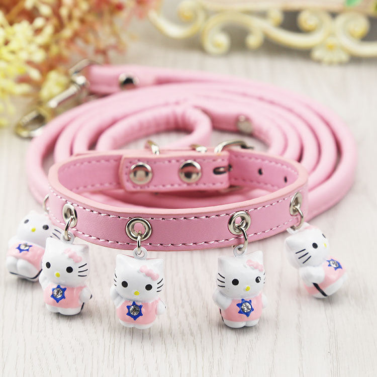 style: PinkB, Size: M - Pet collar