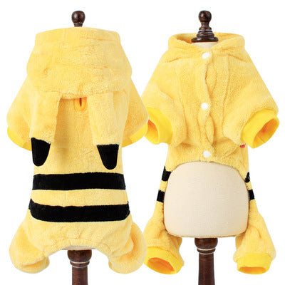 Style: Pikachu, Size: S - Winter clothing for dogs