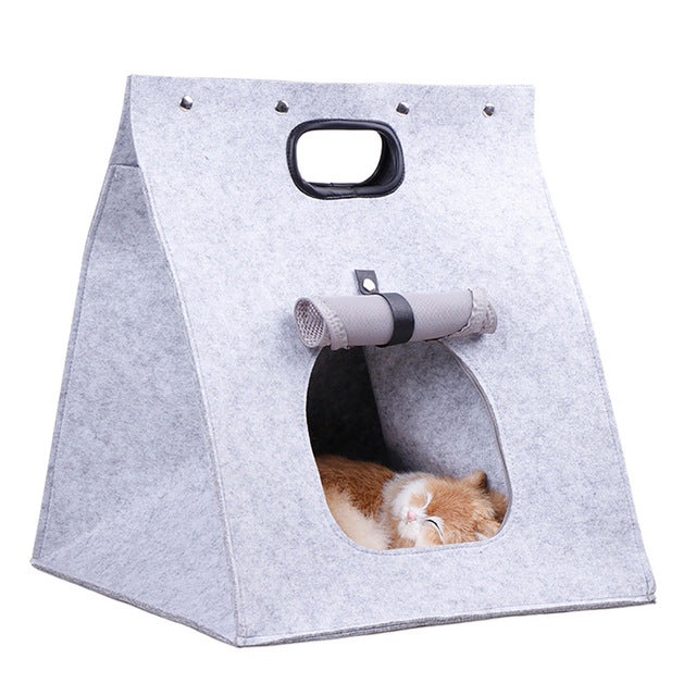 Outing felt cat litter