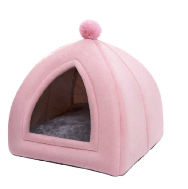 style: C, Size: L - Warm Cat House Closed Folding Pet House