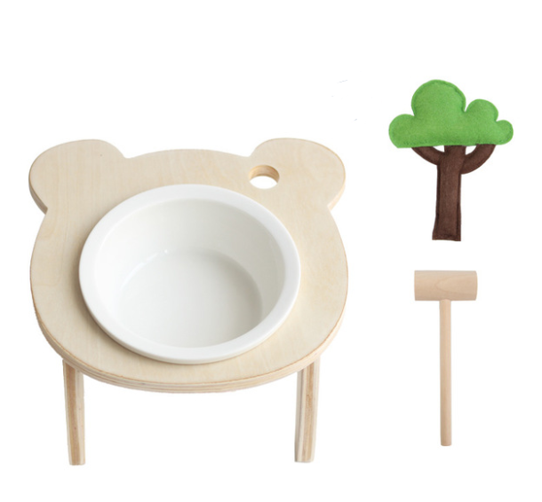 Style: Single - Cub bowl tilt pet bowl