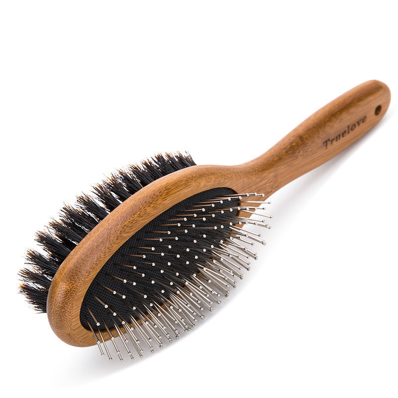 style: Double, Size: S - Pet Comb Dog Cleaning Brush