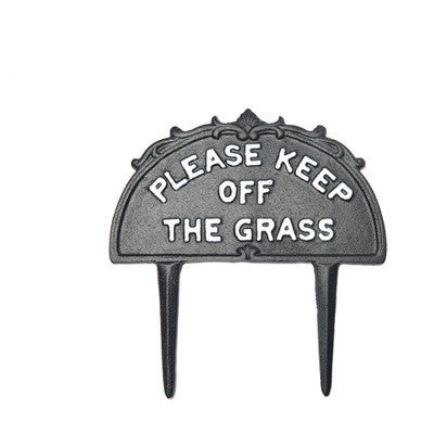 style: C - Puppy Grass Insert Metal Decoration Insert European And American Grass Garden