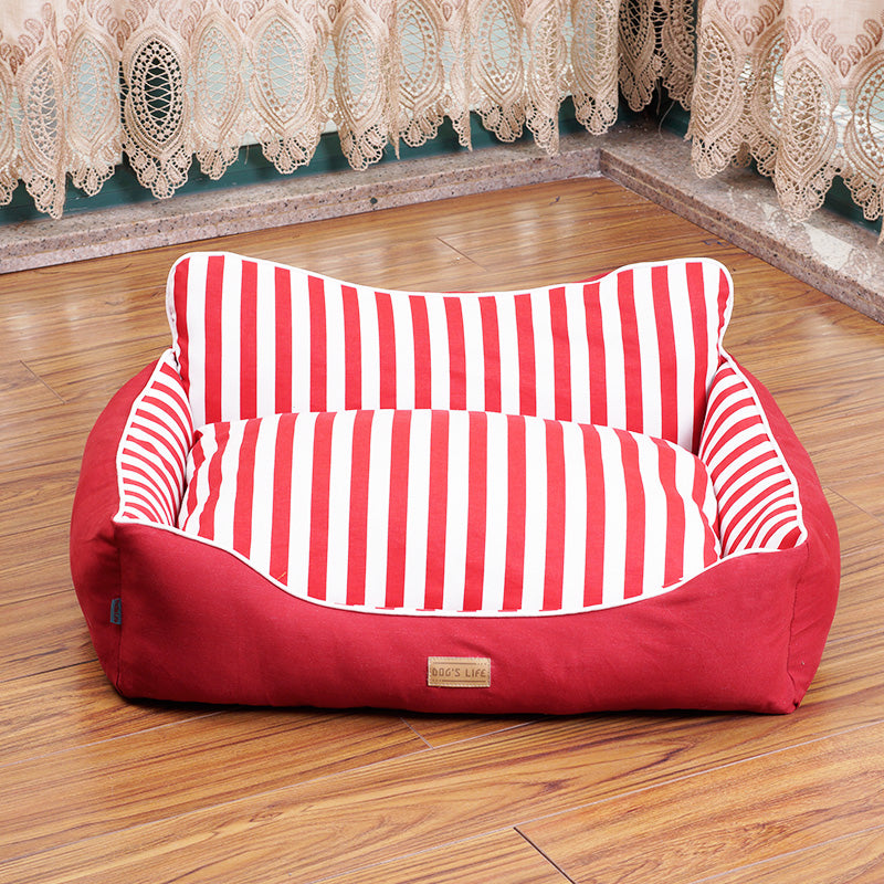 style: B, Size: M - Kennel Small Medium-sized Large Dog Dog House Dog Bed Pet Bed Teddy Four Seasons Universal Removable and Washable Summer Cooler