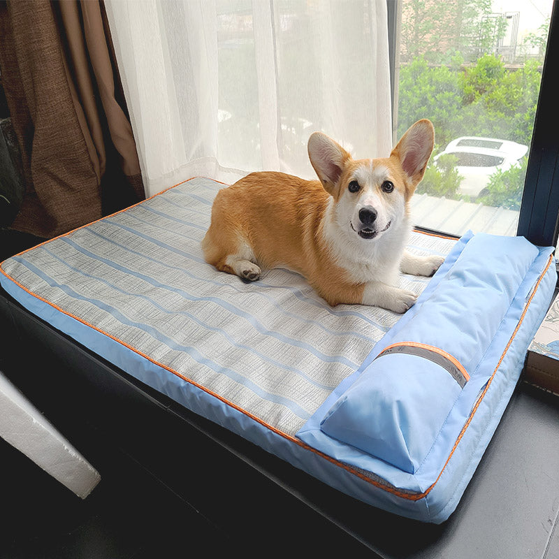 style: B, Size: S - Dog Mat Sleeping With Pet Mat Summer Mat Anti Bite Mattress Cat Non Stick Hair Ice Mat Dog Mat