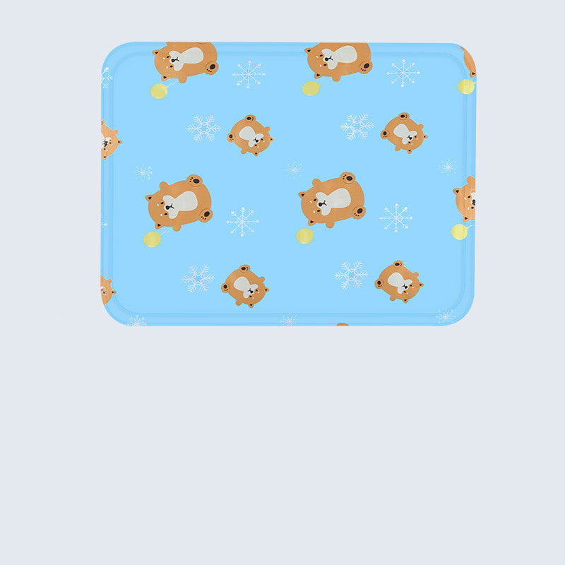 style: B, Size: S - Pet Gel Ice Pad Summer Cooling Cat Mat Mat