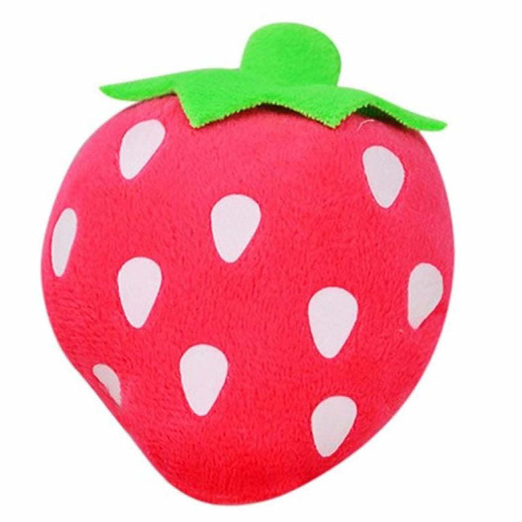 style: Strawberry - Gooddog, Dog, Plush Vocal Toys, Fruits, Cartoons, Pets, Cats, Toys, Pet Supplies