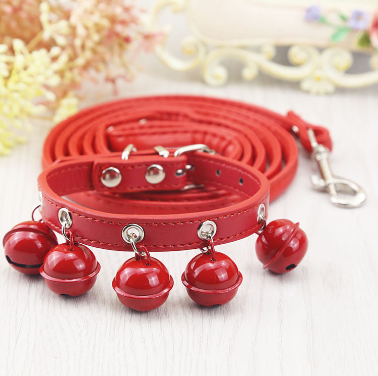 style: Red, Size: M - Pet collar