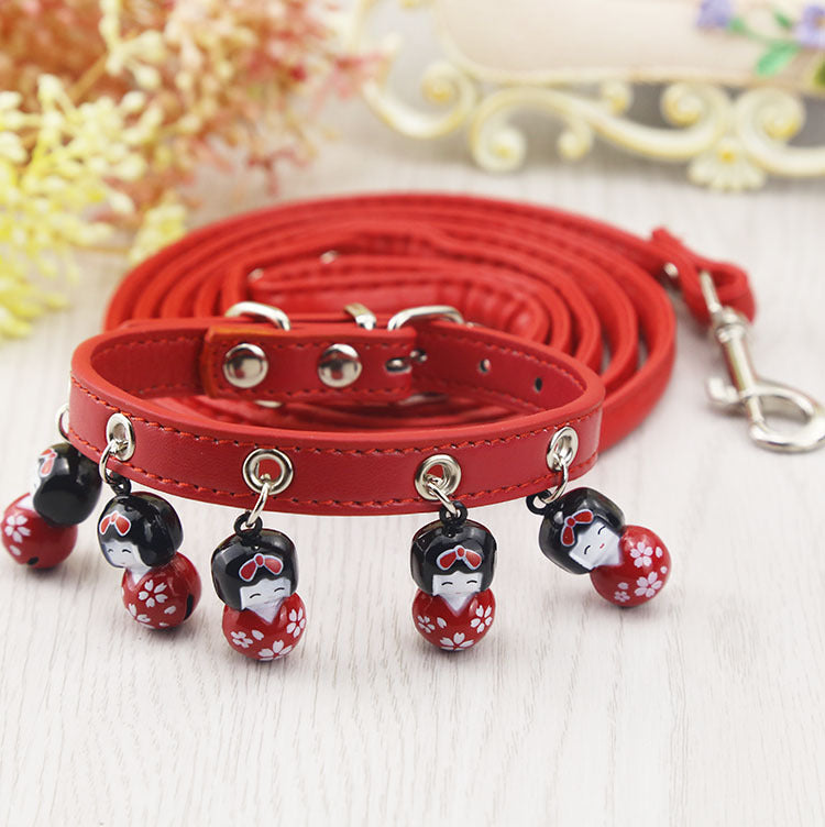 style: RedD, Size: S - Pet collar