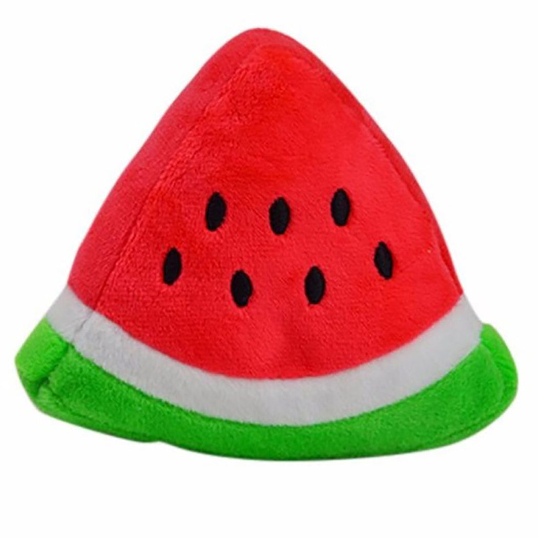 style: Watermelon - Gooddog, Dog, Plush Vocal Toys, Fruits, Cartoons, Pets, Cats, Toys, Pet Supplies