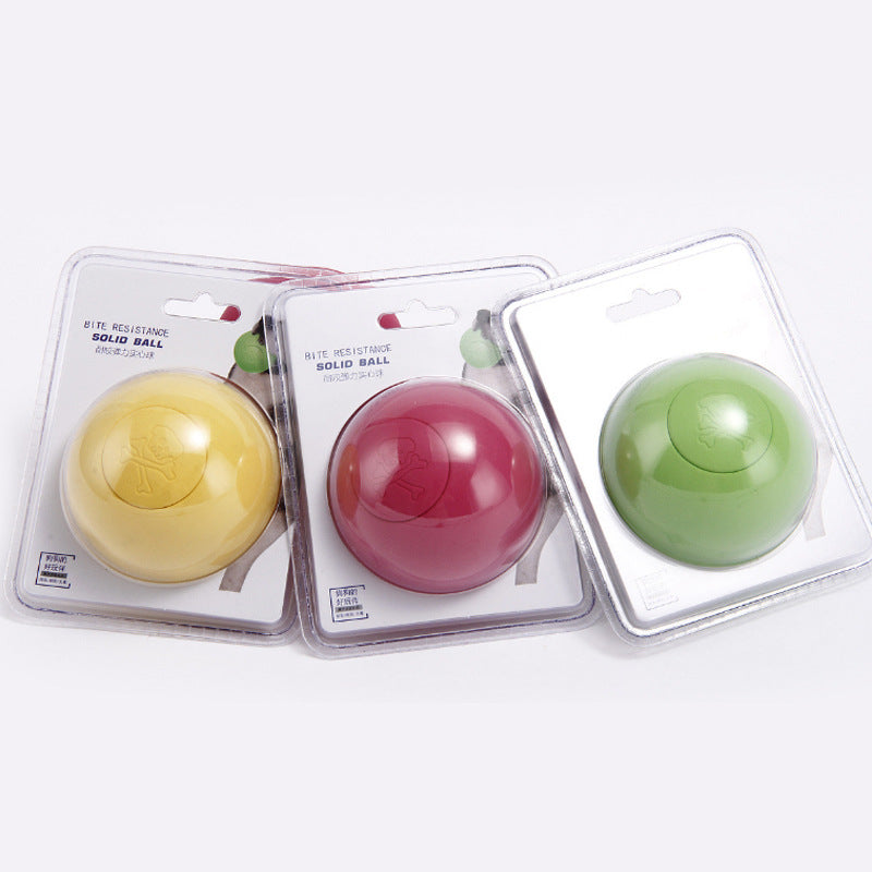 Dog elastic ball bite-resistant ball molar toy