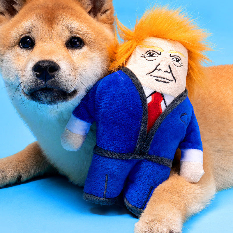 Trump dog molar toy