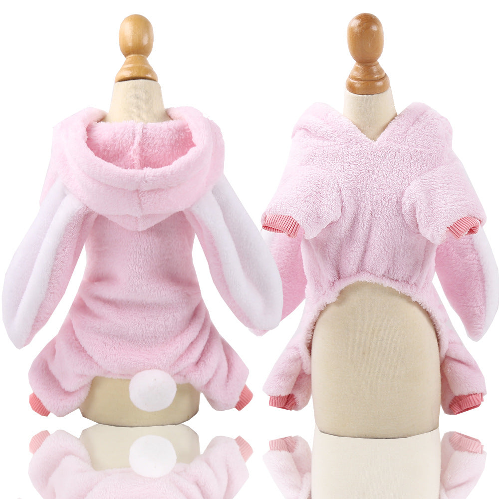 Style: Rabbit, Size: XS - Winter clothing for dogs