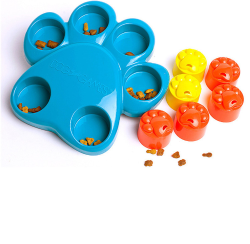 format: S - Dog educational toys molars bite-leakage training puzzle food tray