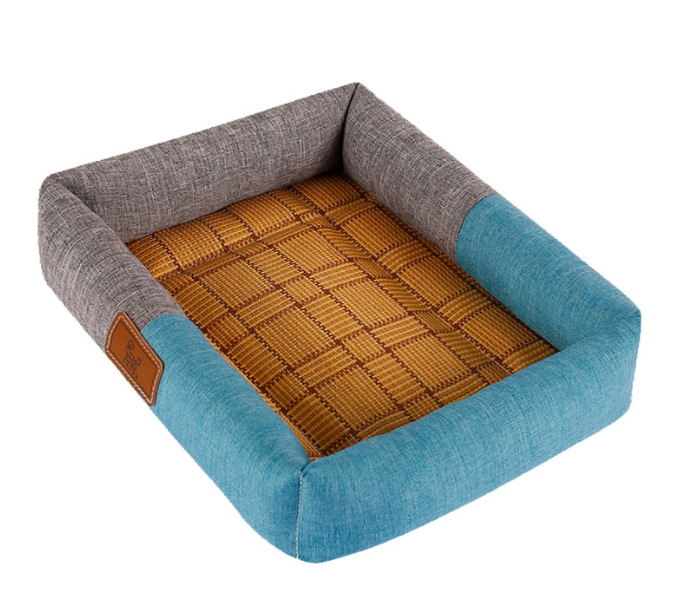 style: A, Size: L - Pet Mat Mat Nest Four Seasons Universal Rattan Pet Nest