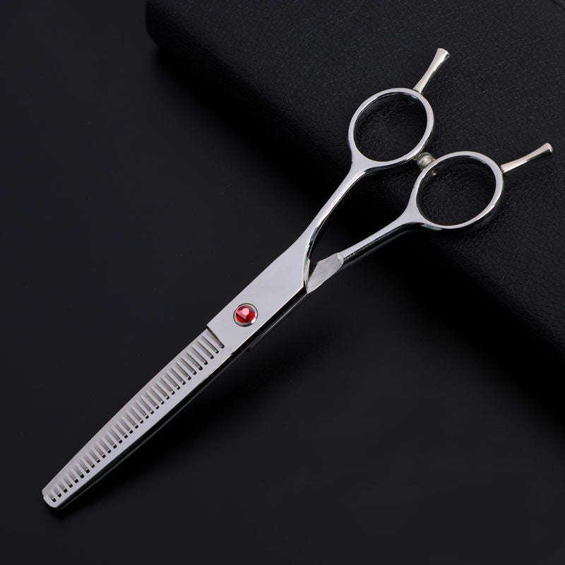 Style: 7 inch flat shear - Pet special beauty straight cut