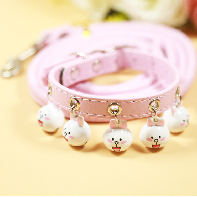 style: PinkC, Size: S - Pet collar