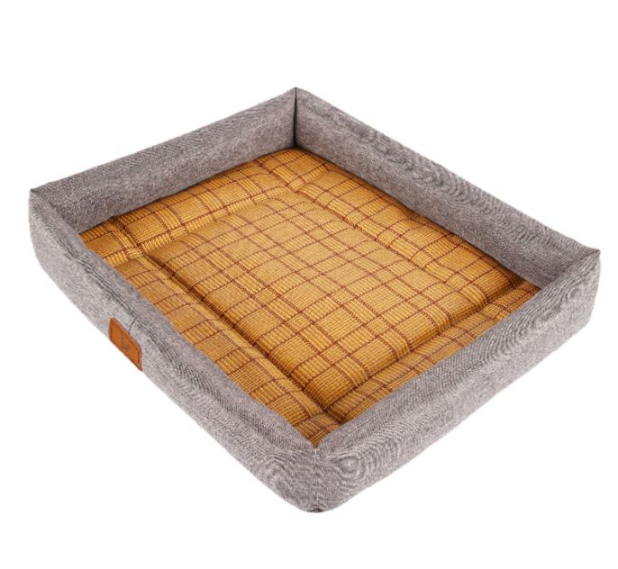 style: D, Size: L - Pet Mat Mat Nest Four Seasons Universal Rattan Pet Nest