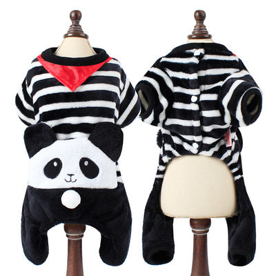 Style: Panda, Size: XS - Winter clothing for dogs