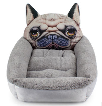 style: 6, Size: 45X38X12cm - Warm Pet Cat Dog Kennel Mat