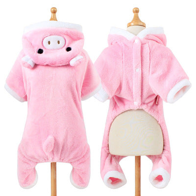 Style: Pig, Size: S - Winter clothing for dogs