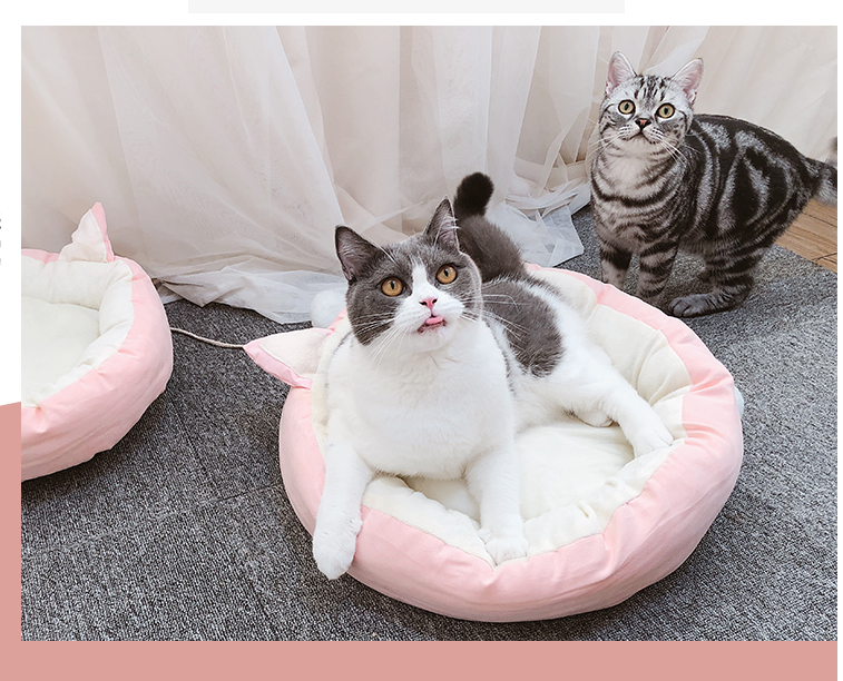 Cat litter winter warm dog kennel small dog four seasons universal net red ins removable cat bed cat mat cat supplies