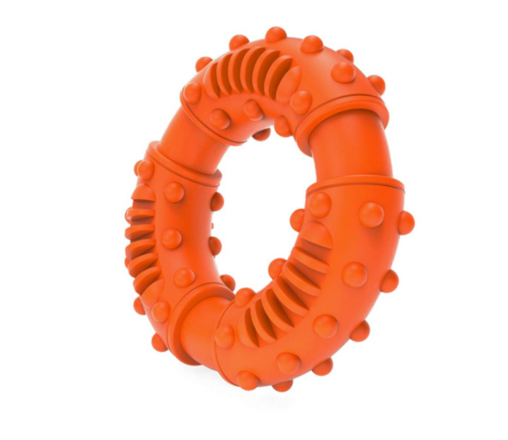 Rubber interactive ring