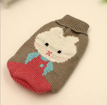 style: Rabbit, Size: 10 - Manufacturers selling dog clothes pet dogsweater sweater knitted winter clothes Teddy Bichon puppy