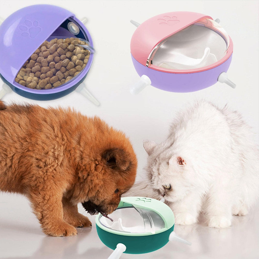 Bionic Pet  Feeding  Bottle Anti-choking Food Bowl Multi Pacifier Self-service Milk Drinking Device For Cats Dogs Universal Green