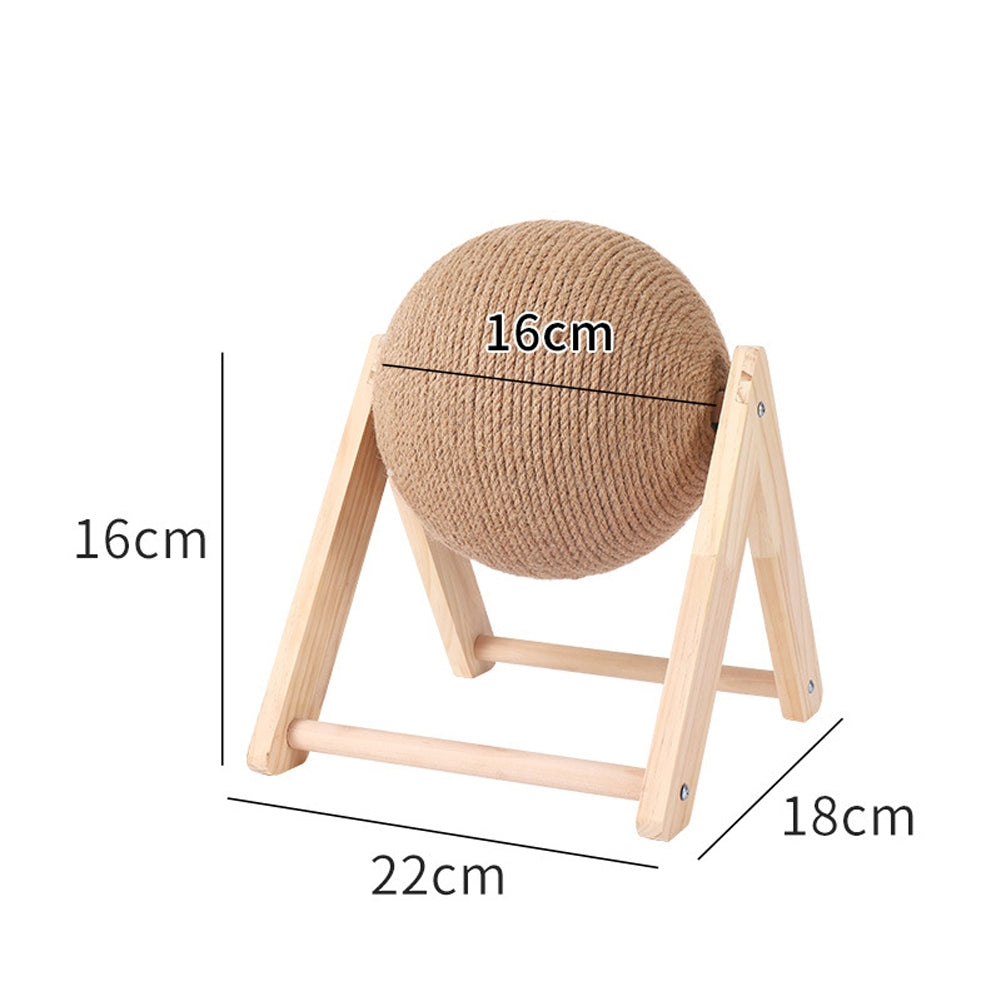 Cat Scratching Ball Toy Wear-resistant Cats Scratcher Sisal Rope Furniture Protector Grinding Paws Toys Pet Supplies V-shaped large