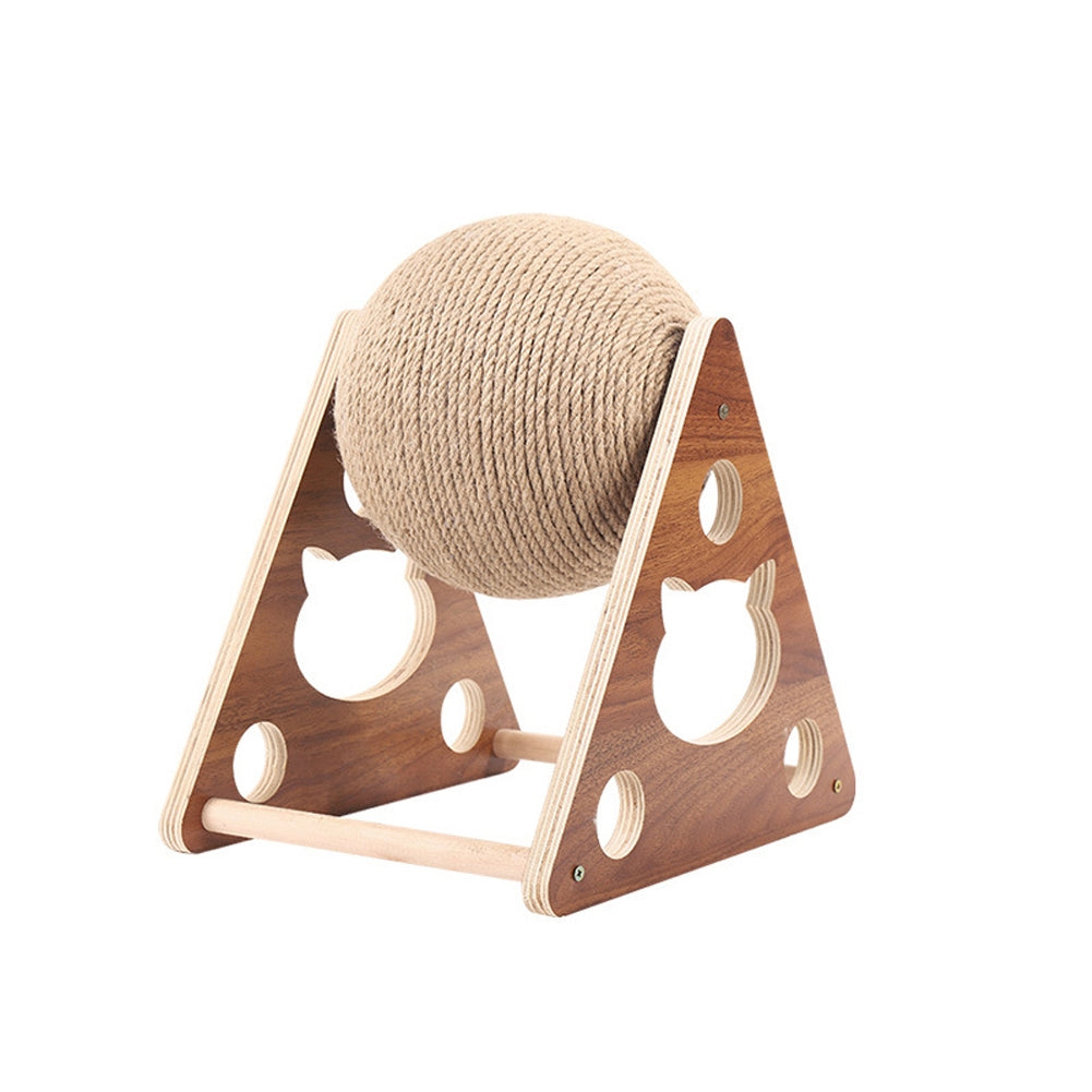 Cat Scratching Ball Toy Wear-resistant Cats Scratcher Sisal Rope Furniture Protector Grinding Paws Toys Pet Supplies V-shaped large