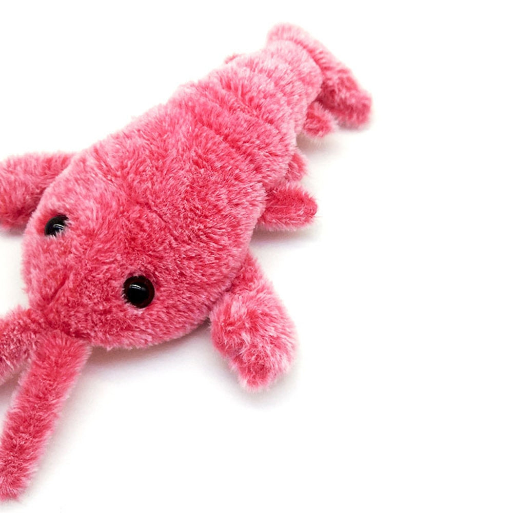 Cat Stuffed Interactive Toy Usb Charging Simulation Shrimp Pet Electric Jumping Lobster Dancing Plush Toys As shown in color