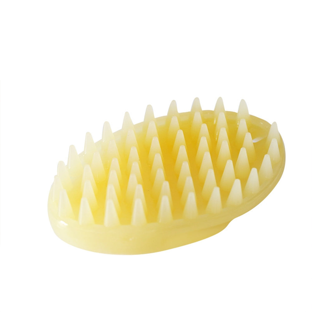 Dog Cat Massage  Comb Soft Silicone Bath Brush Ergonomic Handle Design Cleaing Brush Puppy Wash Tools Without Hurting The Skin