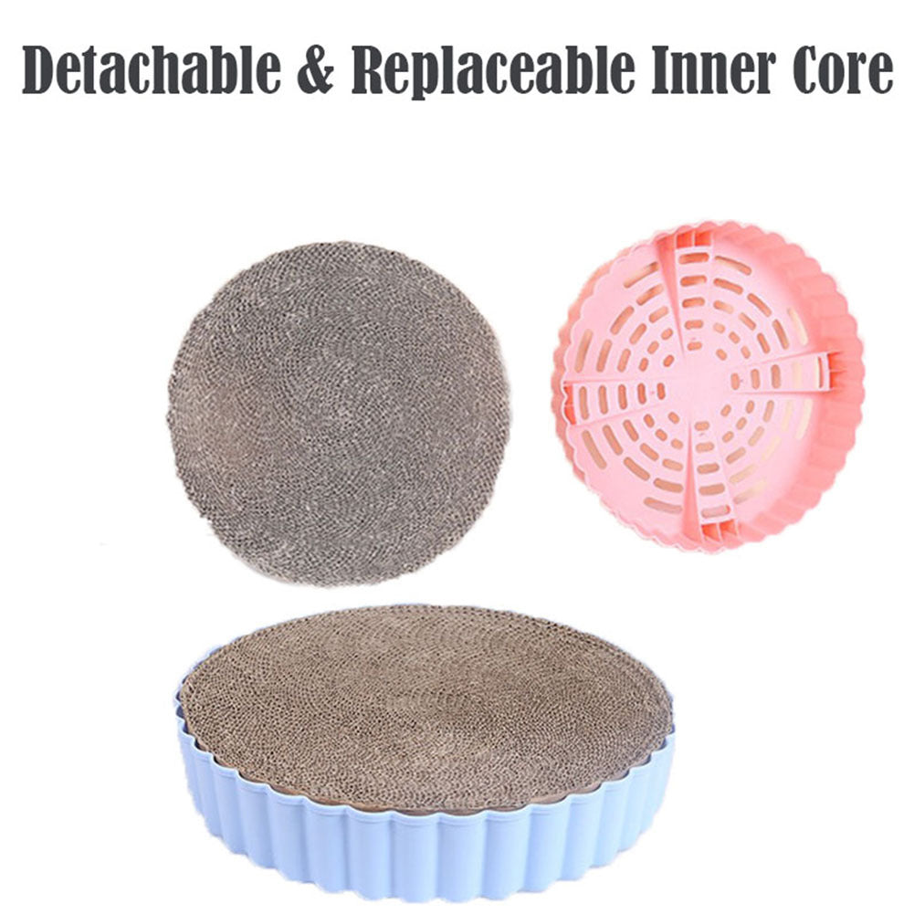 Round Cat Scratching Pad Wear-resistant Scratch-resistant Cat Scratch Board Claw Grinder Pet Supplies