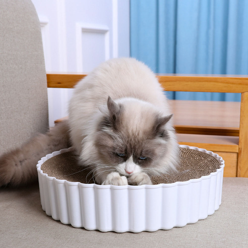 Round Cat Scratching Pad Wear-resistant Scratch-resistant Cat Scratch Board Claw Grinder Pet Supplies