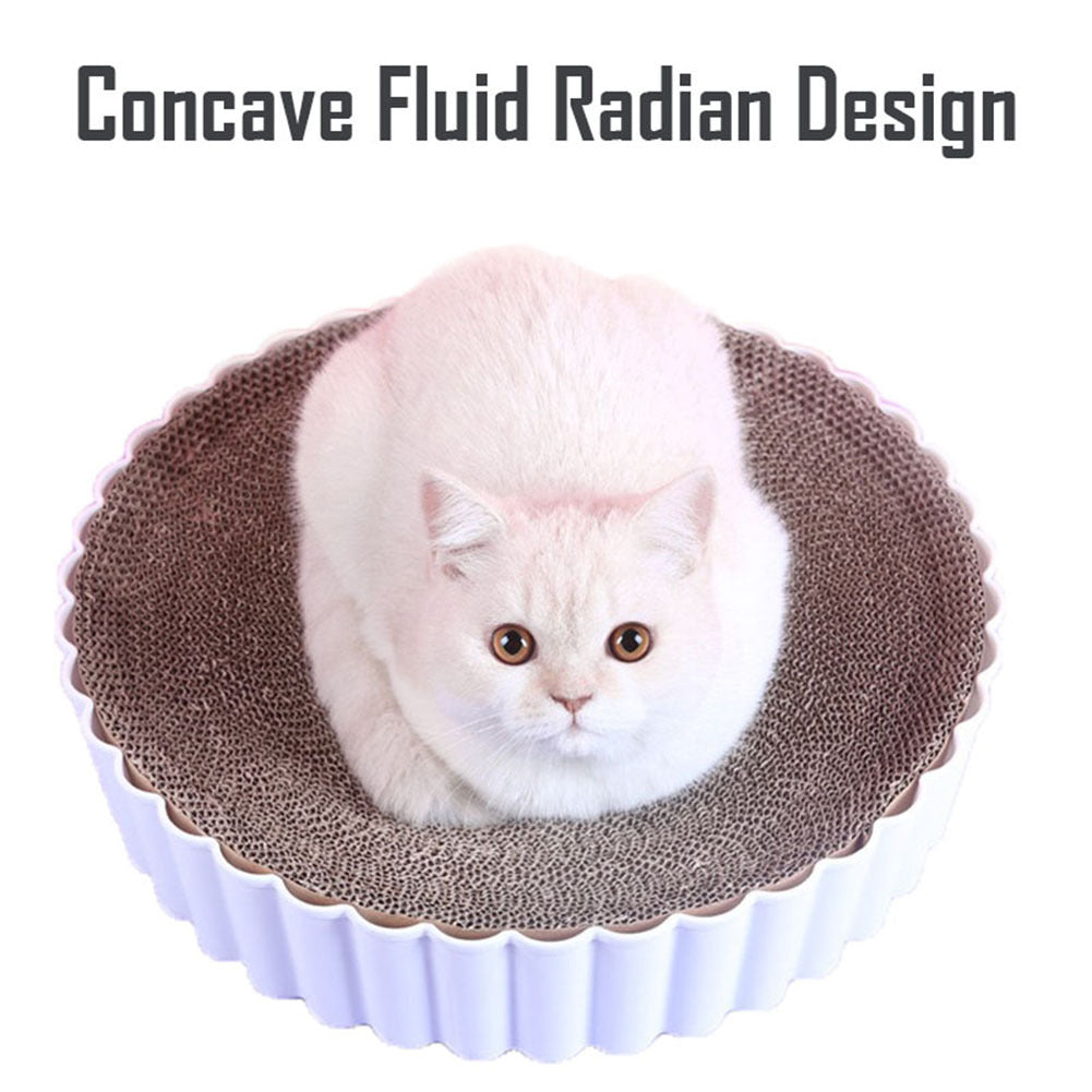 Round Cat Scratching Pad Wear-resistant Scratch-resistant Cat Scratch Board Claw Grinder Pet Supplies