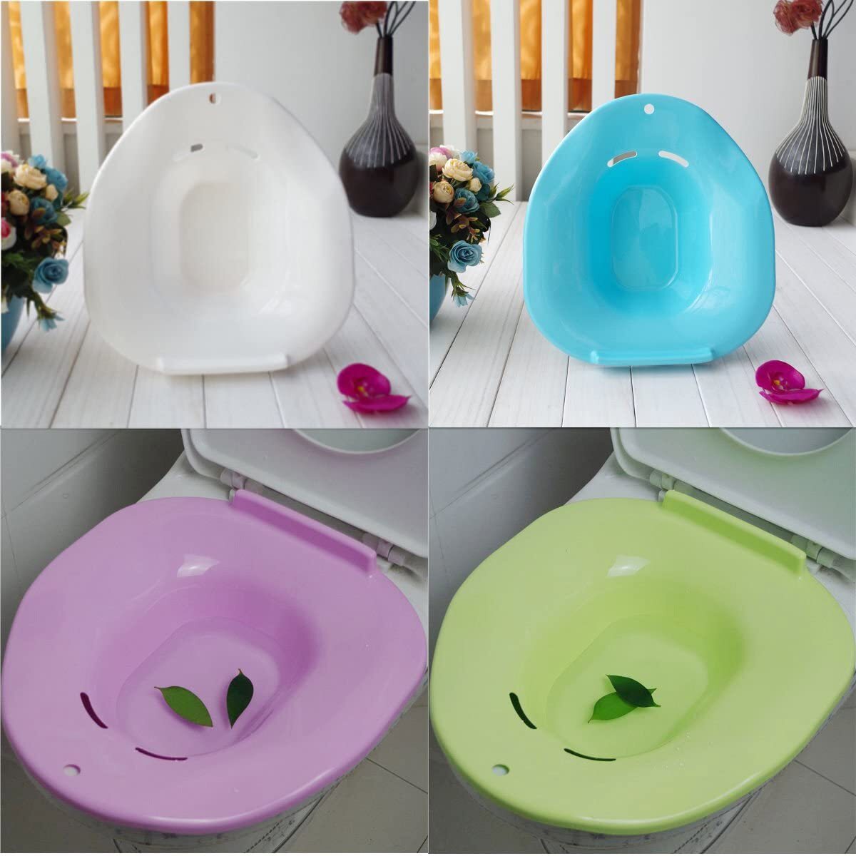 Bedpans Anti-splashing Cat Toilet Litter Container Tray for Pet Training blue