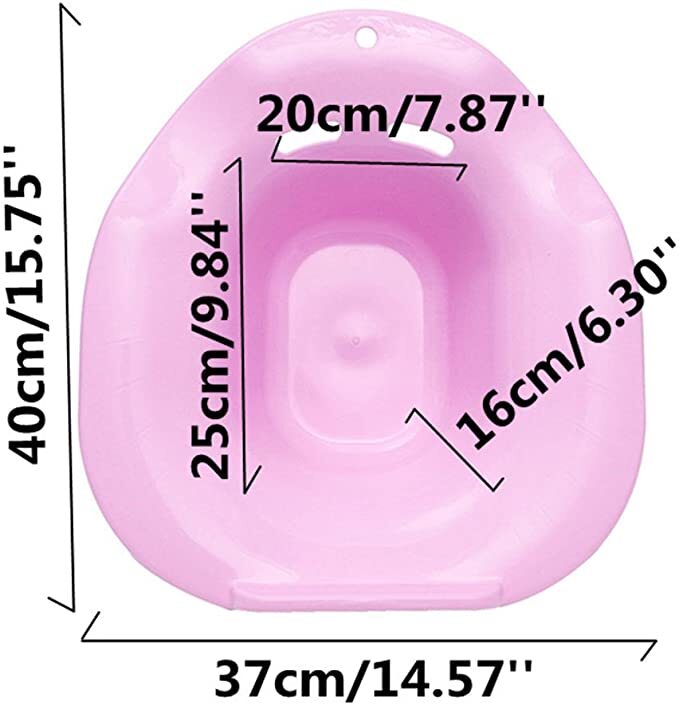 Bedpans Anti-splashing Cat Toilet Litter Container Tray for Pet Training Pink