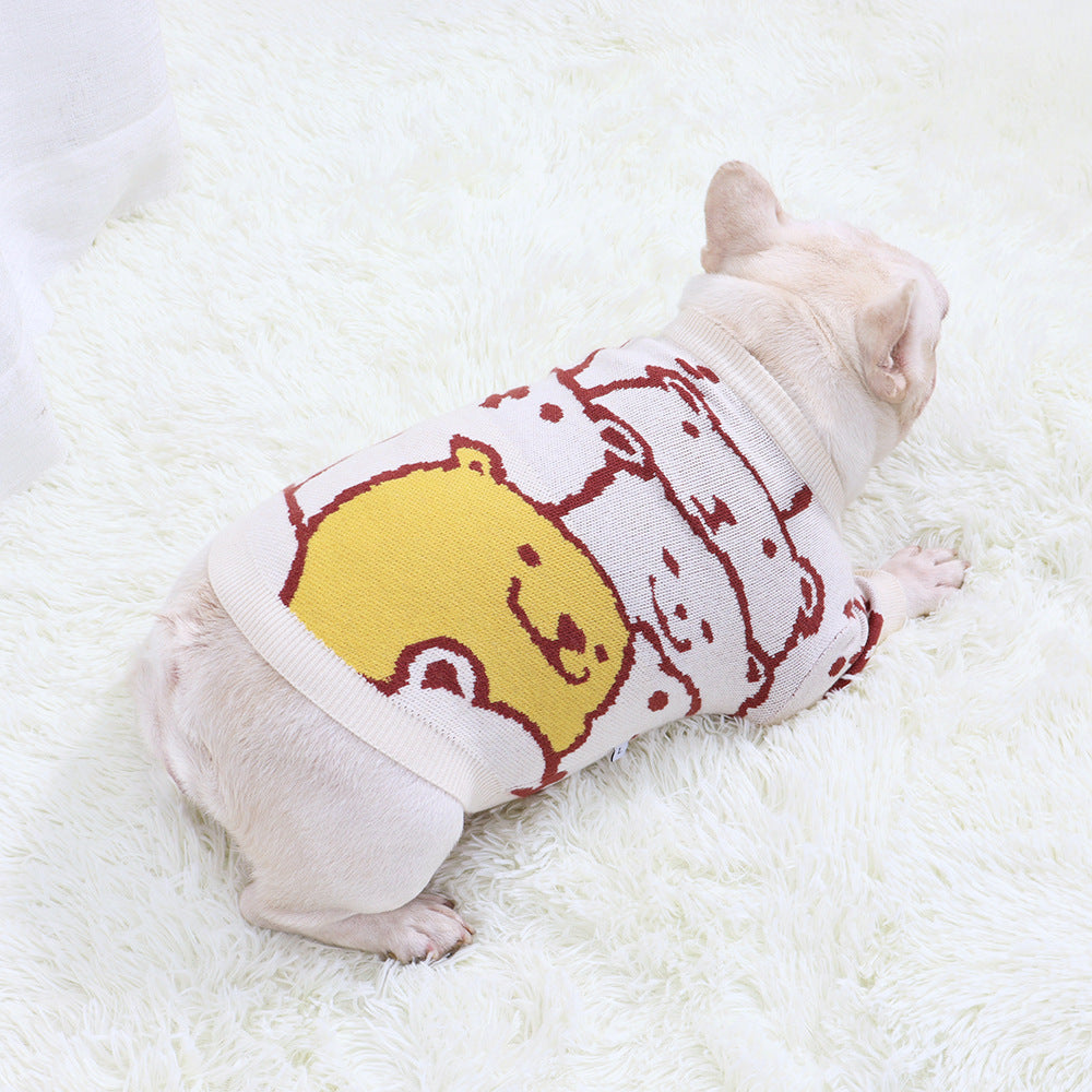 Autumn And Winter New Style Pug Bulldog Sweater