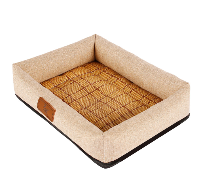 style: E, Size: XL - Pet Mat Mat Nest Four Seasons Universal Rattan Pet Nest